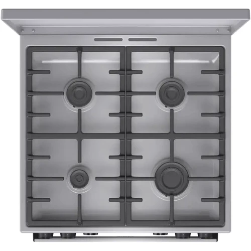 Плита комбинированная Gorenje GKS6C71XF: Тип варочной поверхности газовая