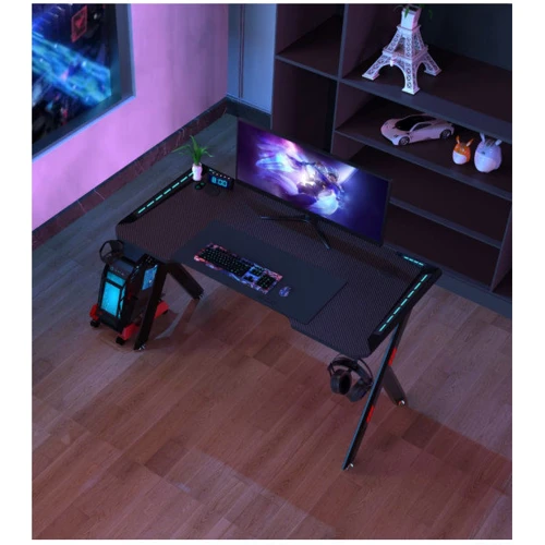 Геймерський стіл GT Racer 120x60x73 см Black (T-1241)