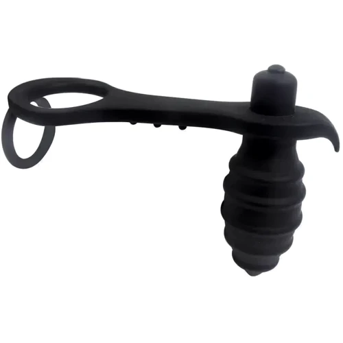 Эрекционное кольцо с вибро массажером простаты XESE PM-08-10 ( 10 режимов вибрации )