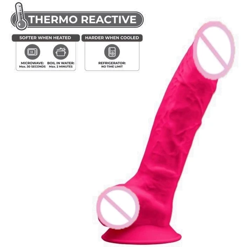 Фаллоимитатор SilexD Vetus Pink (MODEL 1 size 8in), двухслойный, силикон+Silexpan, диаметр 4,2см