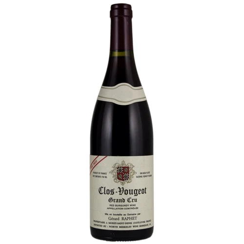 Вино Gerard Raphet Clos Vougeot, 2015 (0,75 л) (BW36968)