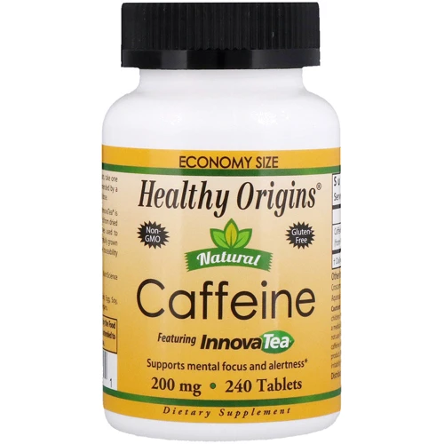 Healthy Origins, Natural Caffeine featuring InnovaTea, 200 mg, 240 Tablets (Discontinued Item) (HO14002)