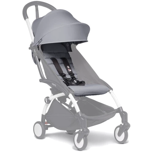 Комплект кольоровий Babyzen YOYO Plus 6+ (капюшон, матрацик) Stone/Сірий (595510): Виробник Babyzen