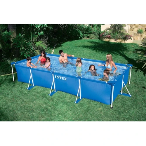 Каркасный бассейн Intex Rectangular Frame Pool (28273) 450*220*84 см фото 1