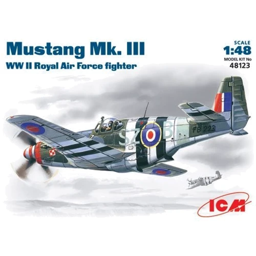 Истребитель Mustang Mk.III WWII RAF fighter (ICM48123)