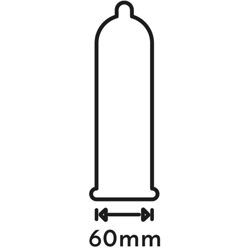 Презервативы увеличенного размера Secura - Extra Large, №100
