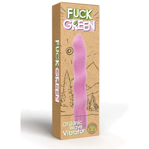 Вибратор Fuck Green Organic Wave Vibrator Pink
