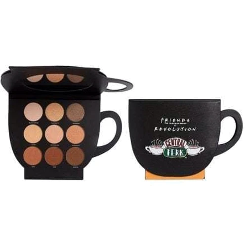 Makeup Revolution X Friends Grab a Cup Face Palette Light to Medium Тени для век Палетка 9 цветов 25.2 g: Класс косметики Профессиональная
