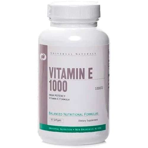 Universal Nutrition Vitamin E 1000 50 caps