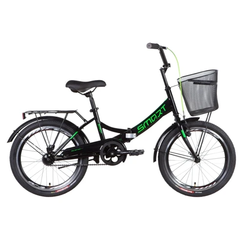 Велосипед 20" Formula SMART 2022 (черно-зеленый )