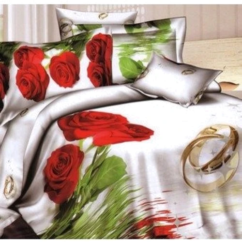 Комплект постельного белья Love you Свадьба сатин (семейный)