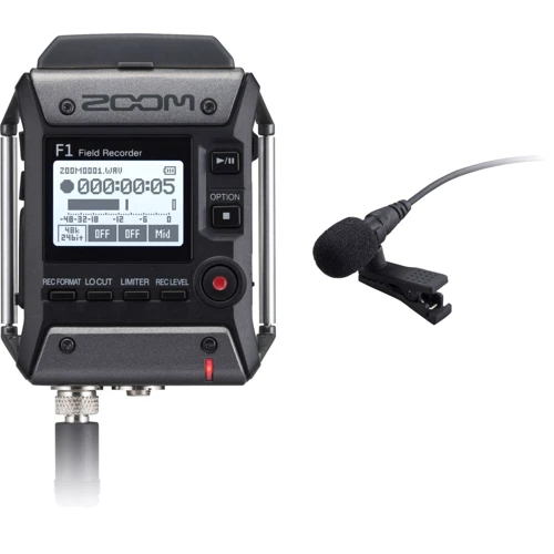 Цифровой диктофон ZOOM F1-LP (284694): Поддержка форматов записи MP3/WAV