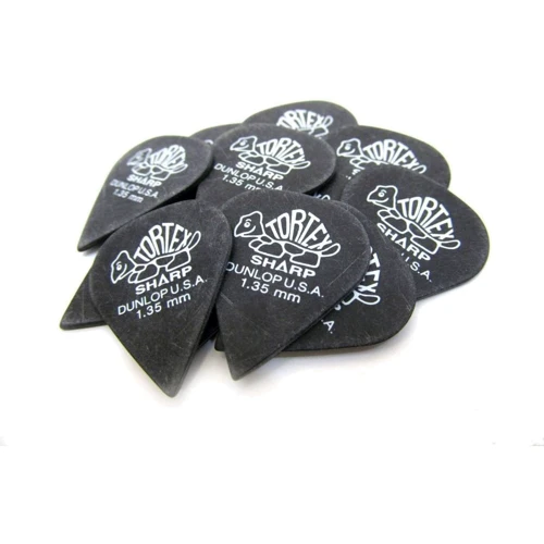 Медіатор Набор медиаторов DUNLOP 412P1.35 TORTEX SHARP PLAYERS PACK 1.35: Форма медіатора Pointy