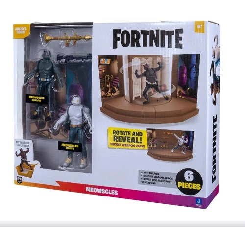 Коллекционная фигурка Jazwares Fortnite 2 Figure Pack Agent's Room Meowcles (FNT0647) фото 15