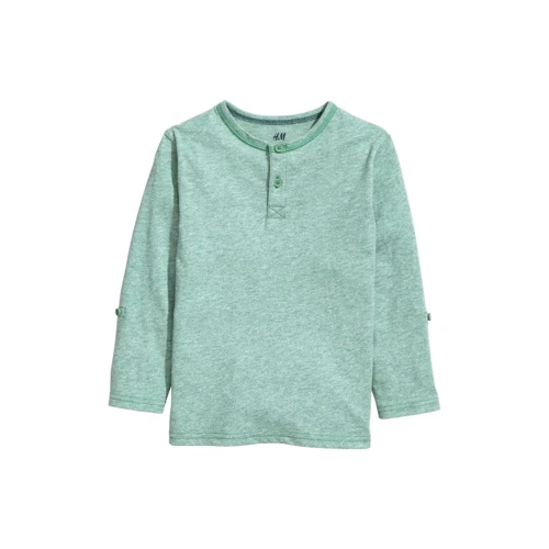 Лонгслів H & M 4656195 110-116 см світло-зелений: Тип Лонгсліви