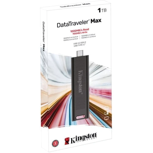 USB-флешка Kingston 1TB DataTraveler Max Black USB 3.2 Gen 2 Type-C (DTMAX/1TB) фото 9