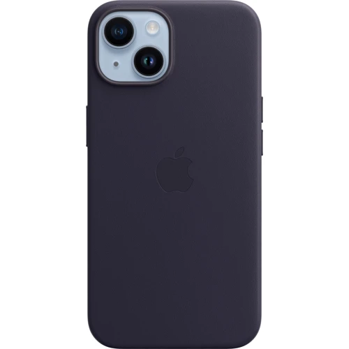 Чехол для iPhone Apple iPhone 14 Leather Case with MagSafe - Ink (MPP63ZE/A): Тип чехла накладка на заднюю часть