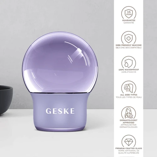 Массажер GESKE Cool&Warm Face and Body Massager 7в1 purple