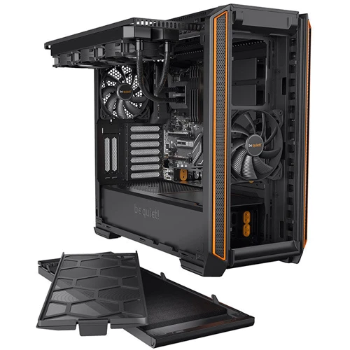 Корпус be quiet! Silent Base 601 Window Orange (BGW25): Материал передней панели сталь