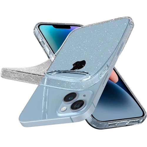 Чехол для iPhone Spigen Liquid Crystal Glitter Crystal Quartz (ACS06648) for iPhone 15 Plus фото 6