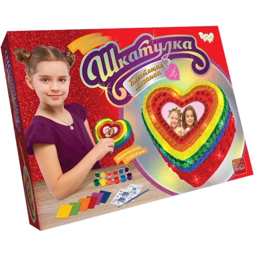 Набор для творчества Danko Toys "Шкатулка. Блестящая мозаика" SHR-01-2-7 (SHR-01-07)