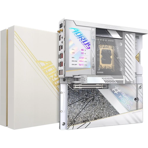 Gigabyte Z790 AORUS XTREME X ICE: Оперативная память 4xDDR5 8266+ МГц, до 192 ГБ