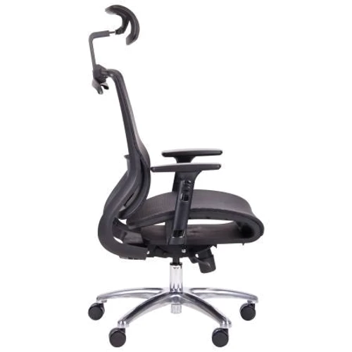 Кресло AMF Coder Black, Alum, Grey (546950): Материал обивки Ткань, С сеткой