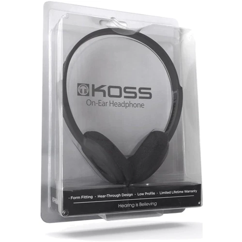 Наушники Koss KPH8k Black: Тип конструкции накладные
