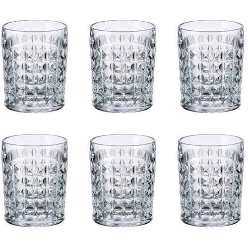 Стаканы Bohemia Diamond №8058 для виски 6х230 мл (2KE38-99T41-230)