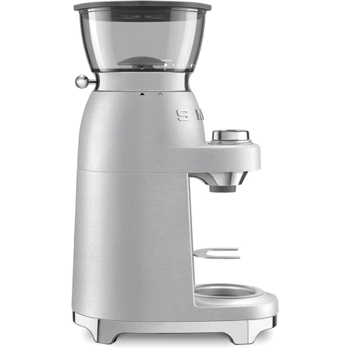 Кофемолка Smeg CGF02SSEU: Резервуар для молотого кофе Нет