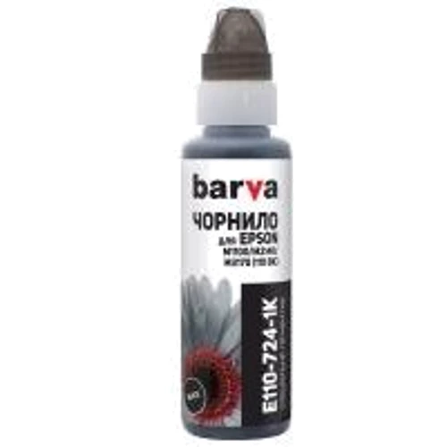 Чернила Barva EPSON M1100/M3170 (110 Bk) BLACK Pigm. 100 мл OneKey (E110-724-1K)