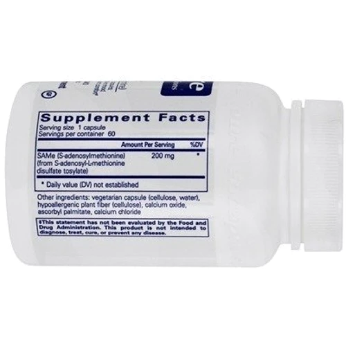 Pure Encapsulations SAMe (S-Adenosylmethionine) 60's 60 caps S-аденозилметионин (PE-01504): Тип L Метіонін