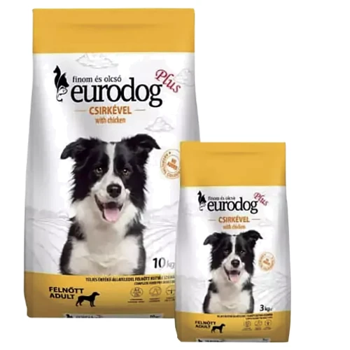 Сухой корм EuroDog Plus Chicken for Adult для собак со вкусом курицы 10 кг (5999886848323)