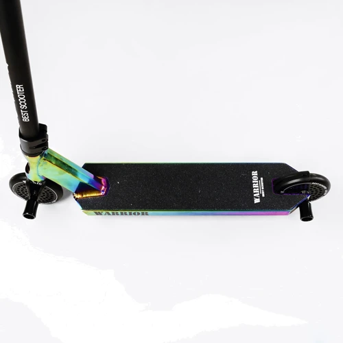 Самокат трюковый Best Scooter Warrior Multicolor (112765): Конструкция рамы цельная