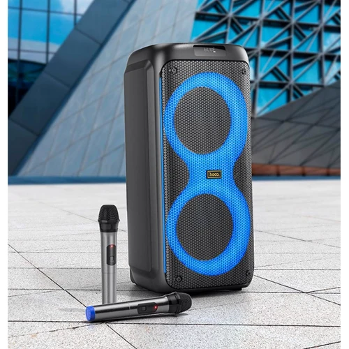 Акустика Hoco HA7 + 2 Microphone Black фото 8