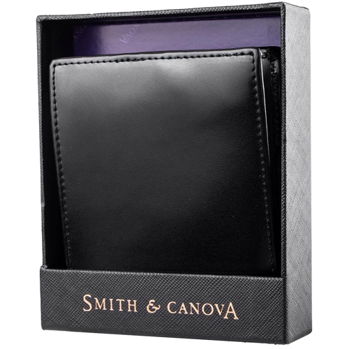 Мужское портмоне Smith&Canova черное (FUL-28659N-black) фото 8