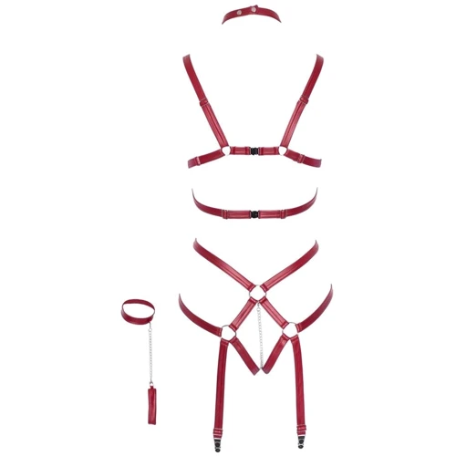 Боди-портупея Orion Bad Kitty Bondage Body Red (2493225)