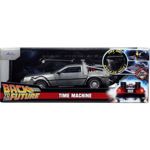 Машинка Jada Машина времени DeLorean Назад в будущее, со светом (253255038): Тип Готовая модель