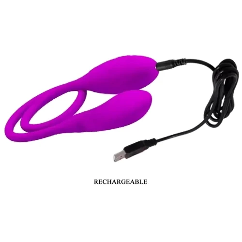 Гибкий вибростимулятор унисекс PRETTY LOVE - Snaky Vibe, BI-014327-3