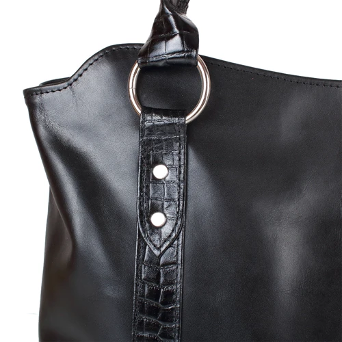 Женская сумка тоут Laskara черная (LK-DD210-black): Тип Сумки