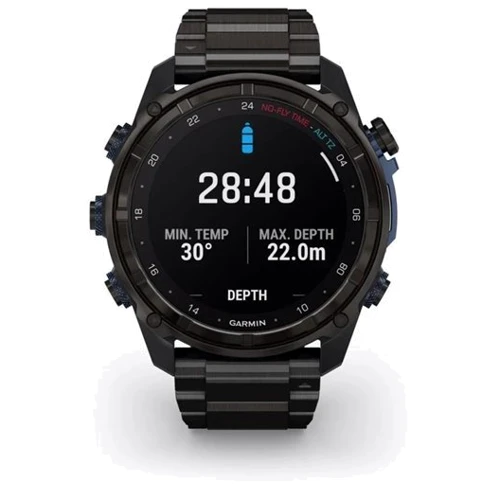 Смарт-часы Garmin Descent Mk3i 51mm Carbon Grey DLC Titanium with DLC Titanium Band and Descent T2 Transceiver (BNDL-DMK3I-51CGTTDT2): Материал ремешка Титан с алмазоподобным углеродным покрытием