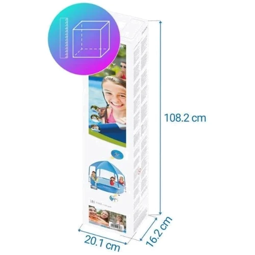 Бассейн каркасный Intex 28209 NP CANOPY METAL FRAME POOL 183x38 см фото 2
