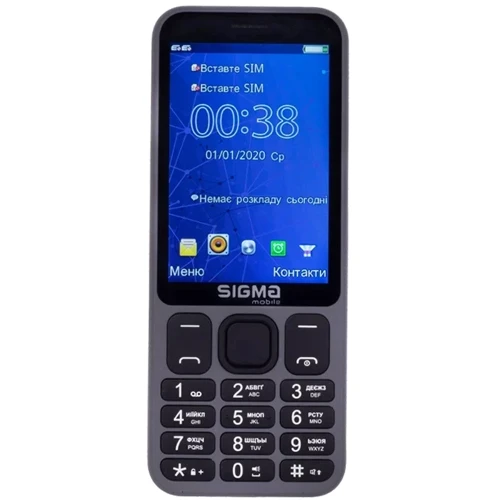 Мобільний телефон Sigma mobile X-style 351 LIDER Grey (UA UCRF)