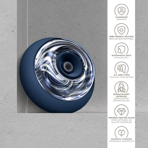 Массажер GESKE Sonic Cool&Warm Face and Body Massager 9в1 midnight