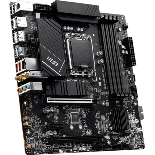 MSI PRO B760M-A WIFI: Роз'єми на платі USB 3.2 Gen 1, USB 2.0, СОМ