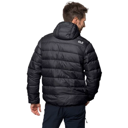 Пуховик Jack Wolfskin Helium Men 1200573-6350 50 темно-сірий зимовий з капюшоном: Довжина рукава Длинный