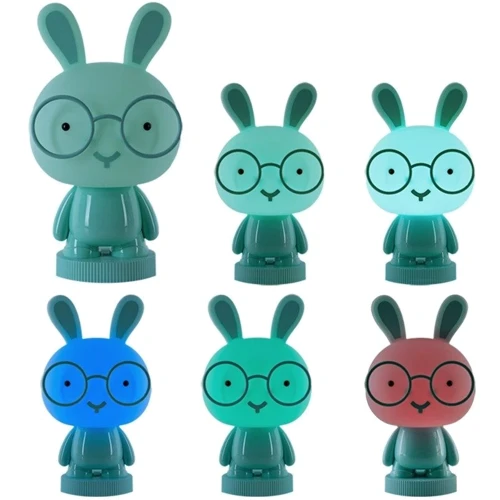 Світильник-нічник Kite LED з акумулятором Bunny (K24-490-1-4): Режим підсвічування Різнобарвний