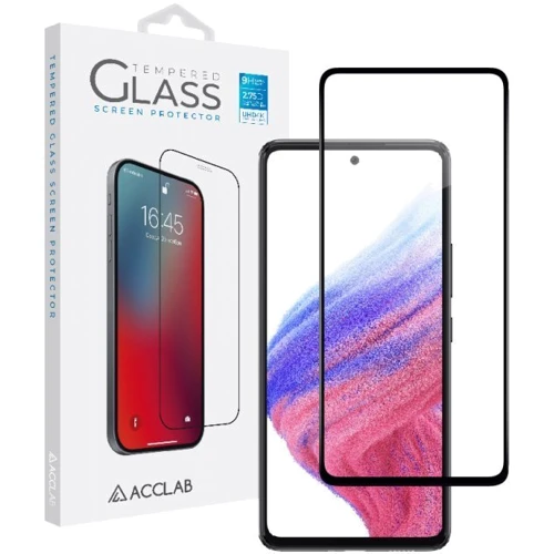 Аксесуар для смартфона ACCLAB Tempered Glass Full Glue Black для Samsung A536 Galaxy A53 5G