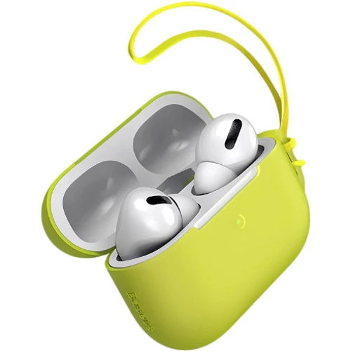 Чохол для навушників Baseus Let's Go Jelly Lanyard Case Yellow (WIAPPOD-D0Y) for Apple AirPods Pro: Cумісність AirPods Pro