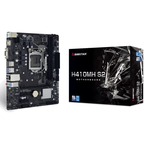 Biostar H410MH S2: Оперативная память 2xDDR4 2933 МГц, до 64 ГБ